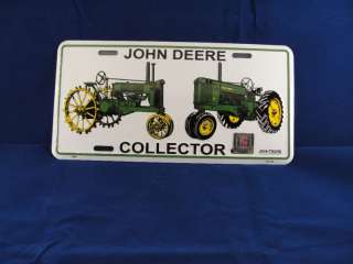 John Deere Decorative License Plate  