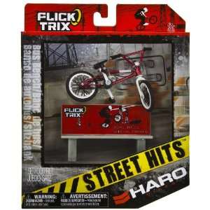 : Haro Bikes & Bus Bench: Flick Trix Street Hits ~4 BMX Finger Bike 