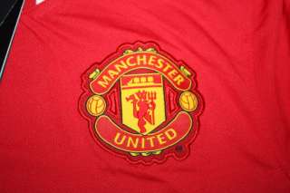   (10) manchester united home football (soccer) jersey medium  