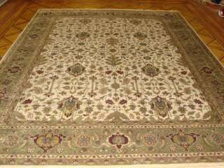   & Green Fine Plush Hand knotted Wool Persian Oriental Rug Free Ship