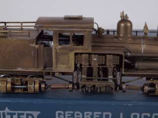   United HO Brass 2 Truck Class B Shay Geared Logging Locomotive  
