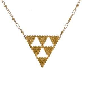  Gurhan 24k Gold Triangle Necklace: Gurhan: Jewelry