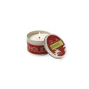 Hillhouse Naturals Holiday Living Green Candle In Tin