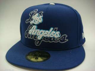 Los Angeles Lakers Blue White Silver New Era Fitted Cap  