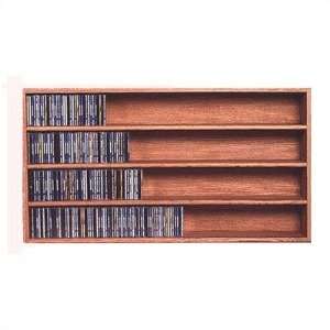  Wood Shed 403 4 472 CD Wall Mount Storage Rack Finish 