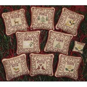  Red Letter Ornaments   Cross Stitch Pattern Arts, Crafts 