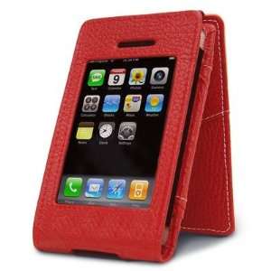 Premium Leather iPhone Case Color Red Electronics