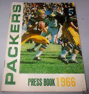 1966 Green Bay Packers Press Book / Media Guide  