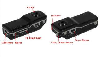 Mini DV Camcorder DVR Sports Video Camera Spy Webcam MD80 720x480 