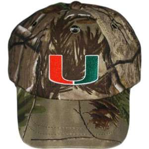  Miami Hurricanes Infant Realtree Camo Adjustable Hat 