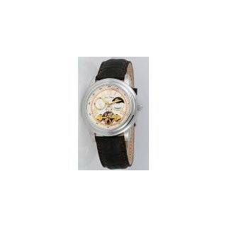  Lucien Piccard Mens Brown Leather Strap Watch Explore 