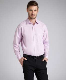 Alara lavender classic fit pocket dress shirt  