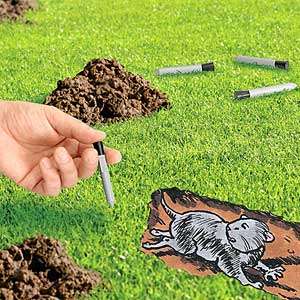 Gopher & Mole Repellant Lawn & Garden Stakes   Dozen  