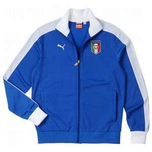  Puma Mens FIGC Italia T7 Track Jacket Power Blue/XX Large 