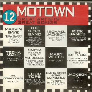 Motown Presents 12 Great Artists / 12 Great Songs CD ~  