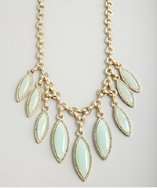 Danielle Stevens jade stone and crystal dangle necklace style 