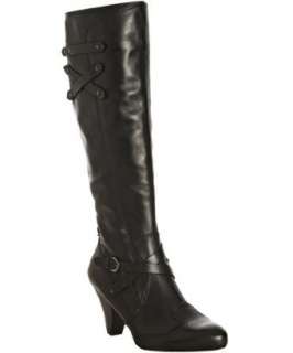 Corso Como black leather Lido strap detail boots   
