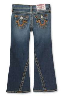 True Religion Brand Jeans Joey Bootcut Stretch Jeans (Toddler 