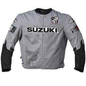  Joe Rocket Suzuki Nitrous Mesh Jacket   Small/Silver/Black 