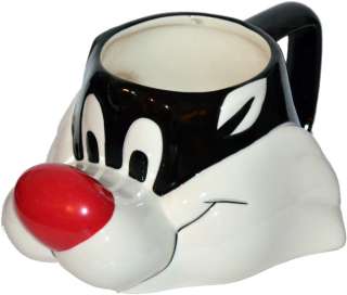   Tunes   Sylvester the Cat Shaped   Figural   Ceramic Mug Cup  