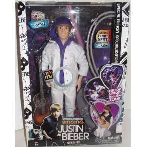  Justin Bieber Singing U Smile *Special Edition with White 