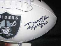 DARREN McFADDEN Oakland Raiders Autograph SIGNED Auto Football GAI COA 