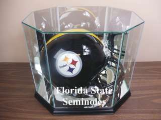   Florida State Seminoles Glass Football Helmet Display Case NFL NCAA UV