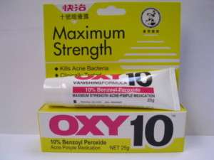 OXY 10 5 Cover Acne Pimple Treatment Cream 25g 10g NEW  
