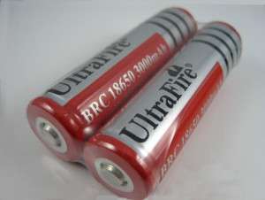 PCS 18650 3000mAh 3.7V Li ion rechargeable Flashlight Torch battery 
