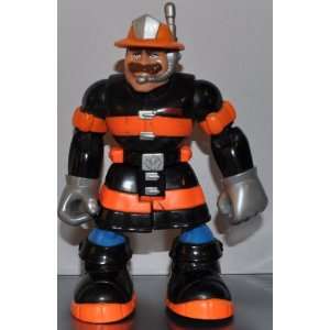 Black Suit & Orange Trim) (Retired) Rescue Hero   Fisher Price Action 