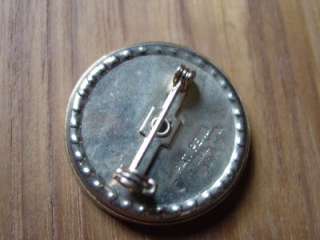 Vintage Mother Of Pearl MOP MAGNETIC Brooch pin LOOK  