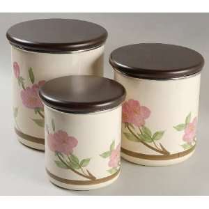   Piece Metal Canister Set, Fine China Dinnerware
