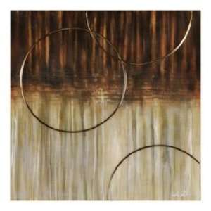  Bronze Arc 35 High Abstract Oil Painting