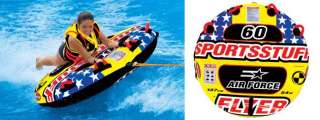SportsStuff AIR FORCE Inflatable 1 Person Tube Towable 029808010226 