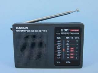 TECSUN R 202T FM/MW/TV Sound Portable Radio Receiver  