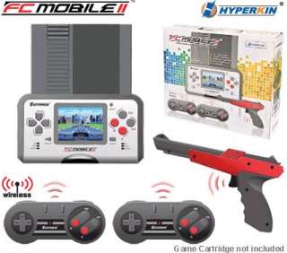 WHITE WIRELESS HAND HELD PORTABLE FC MOBILE 2 II SYSTEM PLAY NINTENDO 