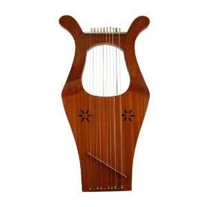  Kinnor Harp with Case: Musical Instruments