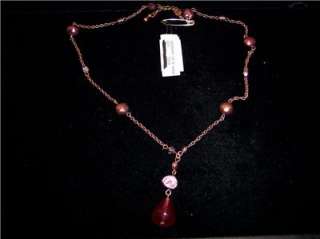 Premier Design Jewelry Raspberry CP 18 necklace 20014  