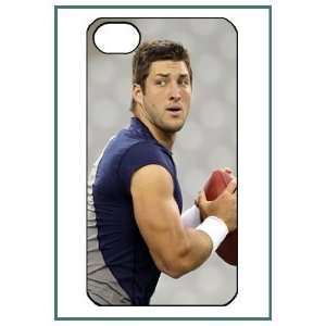 NFL Tim Tebow Denver iPhone 4 iPhone4 Black Designer Hard Case Cover 