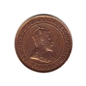  1907 Canada Large Cent Penny Coin KM#8 
