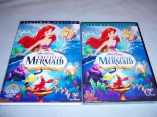 NEW* Walt Disneys THE LITTLE MERMAID DVD 2 Disc Platinum Edition 