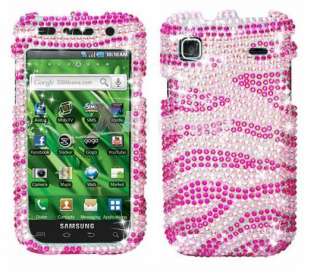 Pink ZEBRA Bling RHINESTONE Case 4 Samsung GALAXY S 4G  