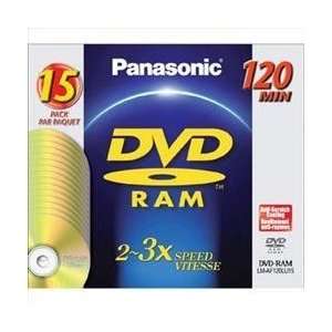  Panasonic DVD ram 15pack LM AF120LU15: Camera & Photo