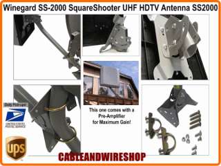 Winegard SS 2000 SquareShooter UHF HDTV Antenna SS2000  