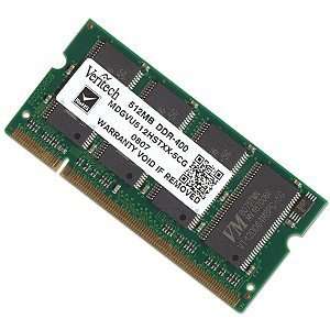  Veritech 512MB DDR RAM PC3200 200 Pin Laptop SODIMM 