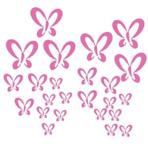 New Butterfly Graphic Wall Decal Sticker Lot of 24pcs  