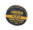 10110 NEW LINCOLN® USMC MARINE CORPS BLACK STAIN WAX SHOE POLISH