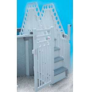  Deluxe Double Pool Entry System With Gate: Patio, Lawn 