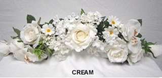   DAISY ORCHID SWAG Wedding Silk Centeripece Flowers Arch Gazebo DIY