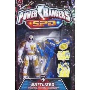   Omega Power Ranger with Blue Armor for Battlized Mode Toys & Games